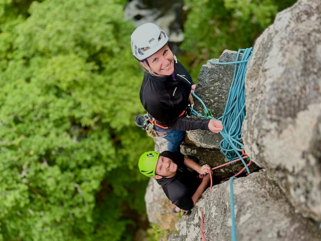 Rock and Moor Intro to Trad Climbing Course